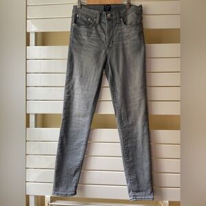 J. Crew High-Rise Skinny Jeans - Blue Gray